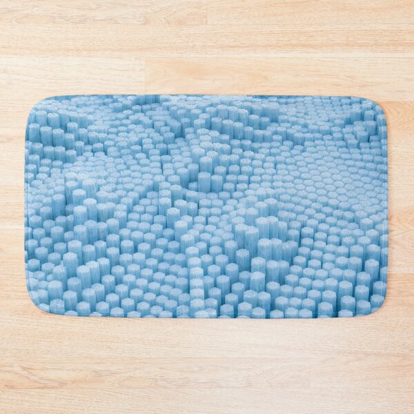 Item preview, Light Blue Crystal Hexagon Column Wave Pattern designed and sold by Aimaniia666.