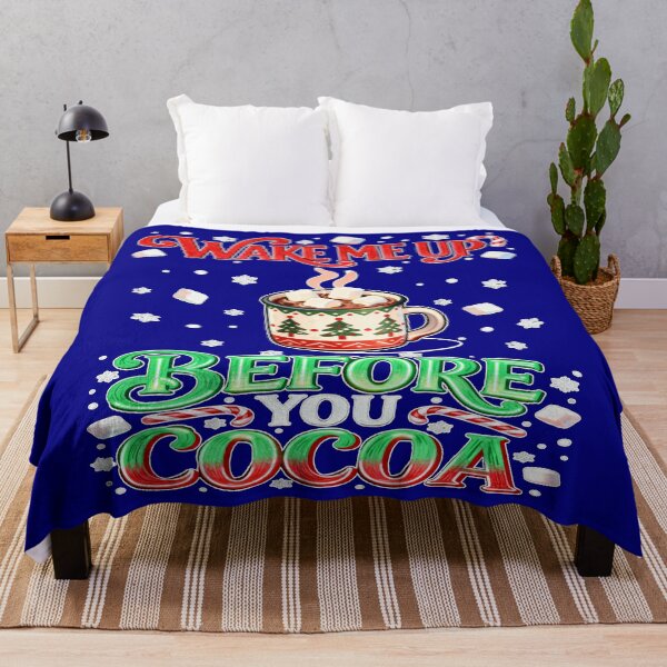 Item preview, Wake Me Up Before You Cocoa Christmas Design designed and sold by GaffaDesigns.