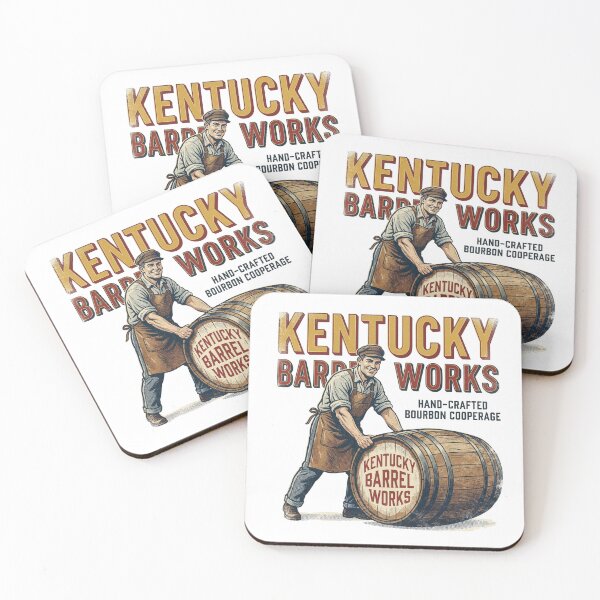 Item preview, Kentucky Barrel Works | Bourbon Cooperage Vintage Illustration Shirt designed and sold by Anastasiia Yurevych.