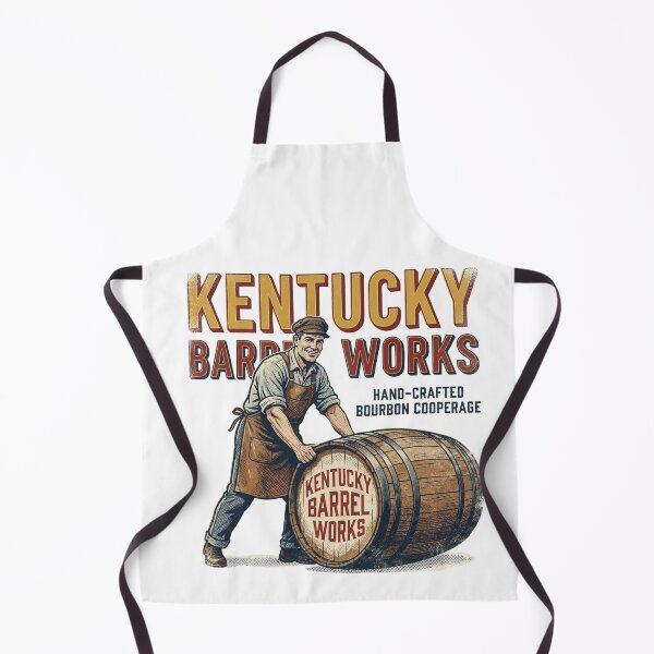 Item preview, Kentucky Barrel Works | Bourbon Cooperage Vintage Illustration Shirt designed and sold by Anastasiia Yurevych.