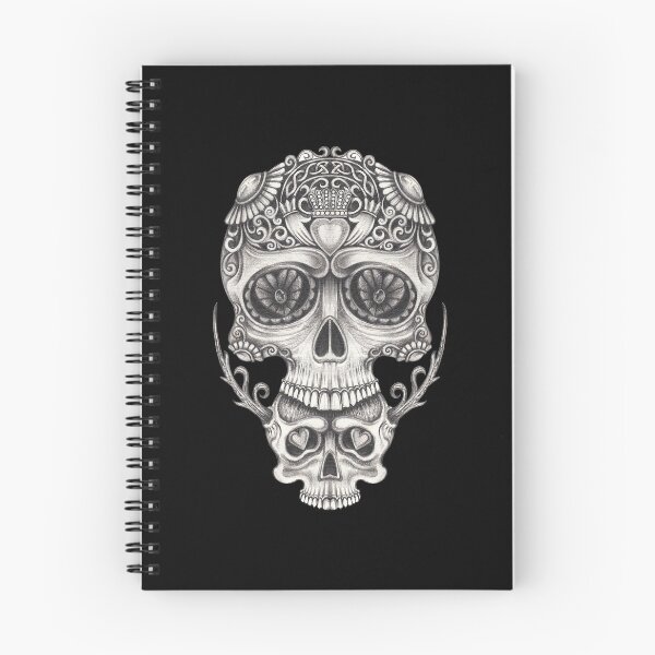 Item preview, Sugar skull with surreal skull design designed and sold by Jiwsurreal.