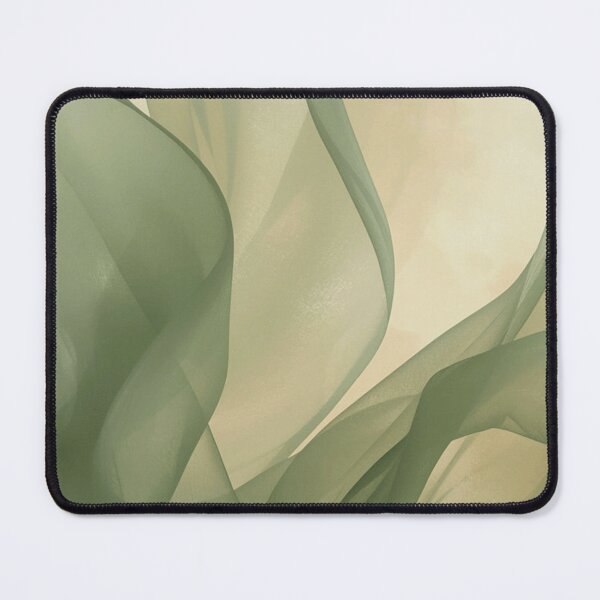 Item preview, Soft Sage Green Flowing Silk Abstract designed and sold by NNCollection.