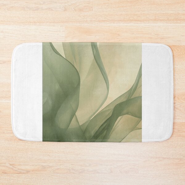 Item preview, Soft Sage Green Flowing Silk Abstract designed and sold by NNCollection.