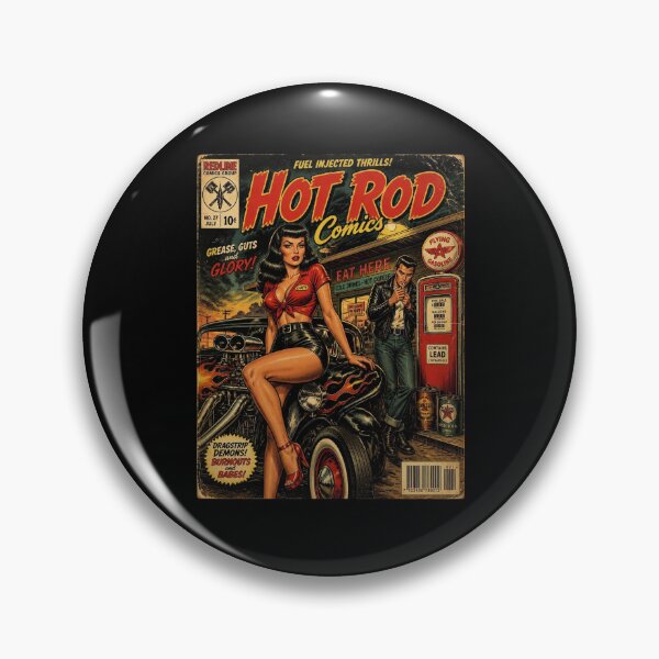Artikelvorschau, Hot Rod Comics – Comic-Cover entworfen und verkauft von Wilcox PhotoArt.