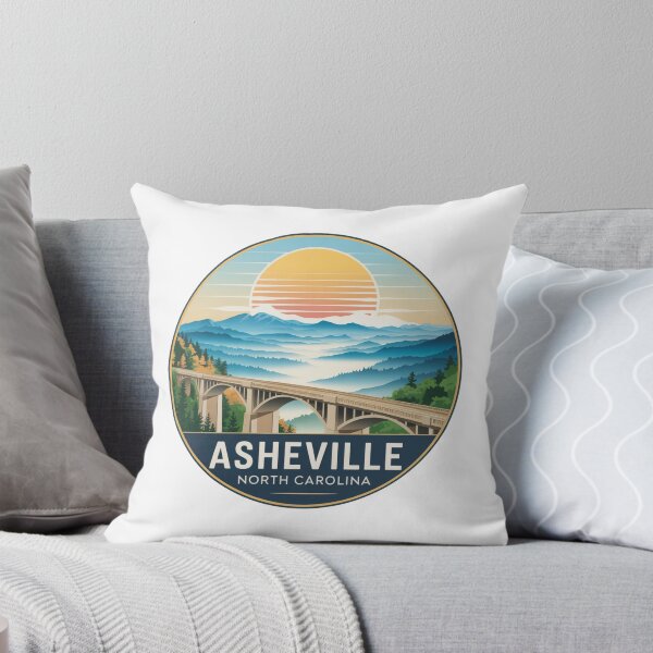 Item preview, Asheville North Carolina: Mountain Bridge Sunset designed and sold by CircinusStore.
