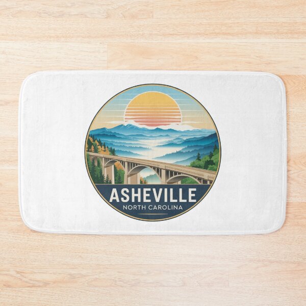 Item preview, Asheville North Carolina: Mountain Bridge Sunset designed and sold by CircinusStore.