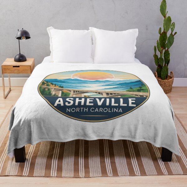 Item preview, Asheville North Carolina: Mountain Bridge Sunset designed and sold by CircinusStore.