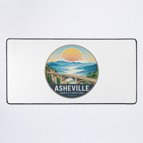 Item preview, Asheville North Carolina: Mountain Bridge Sunset designed and sold by CircinusStore.