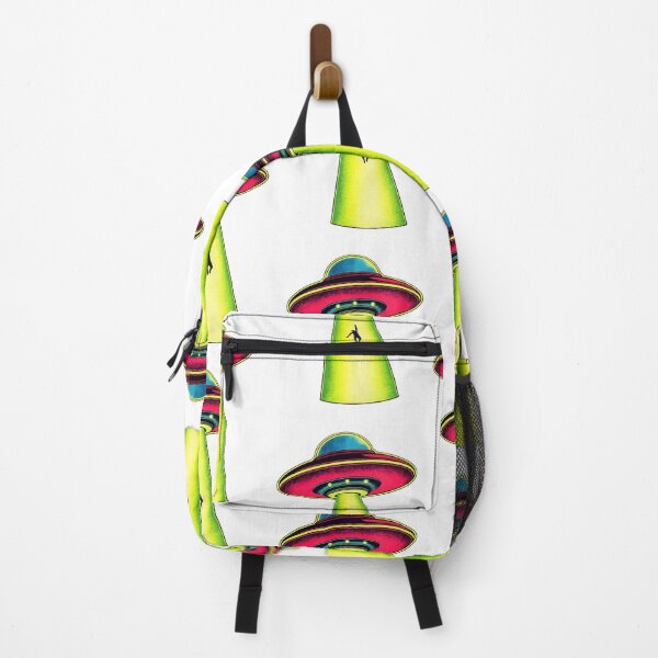 Item preview, Retro UFO Alien Abduction Illustration designed and sold by roumaissa refas.