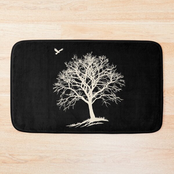 Item preview, Midnight Hawk & Winter Tree - High-Contrast Nature Graphic designed and sold by ArthousePromos.