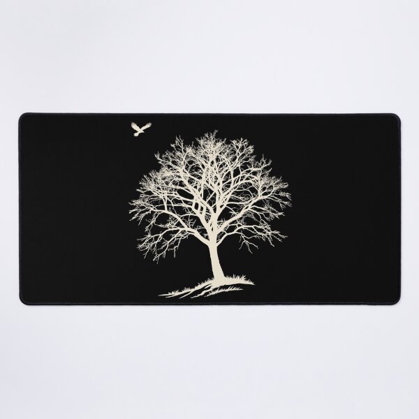 Item preview, Midnight Hawk & Winter Tree - High-Contrast Nature Graphic designed and sold by ArthousePromos.