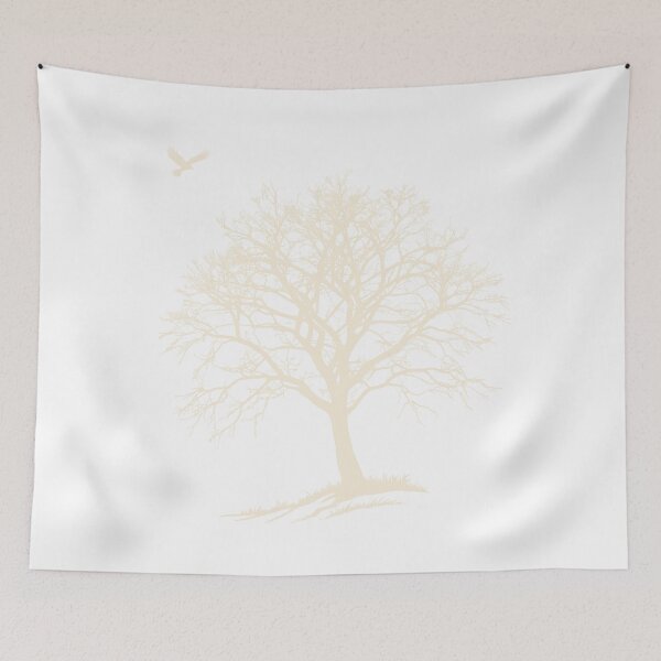 Item preview, Midnight Hawk & Winter Tree - High-Contrast Nature Graphic designed and sold by ArthousePromos.