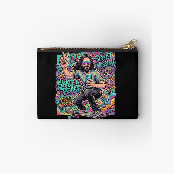 Item preview, Jesus Skateboarding - Funny Christian Skateboarding Humor Sarcastic Jesus Skating Longboard designed and sold by Sloyar.