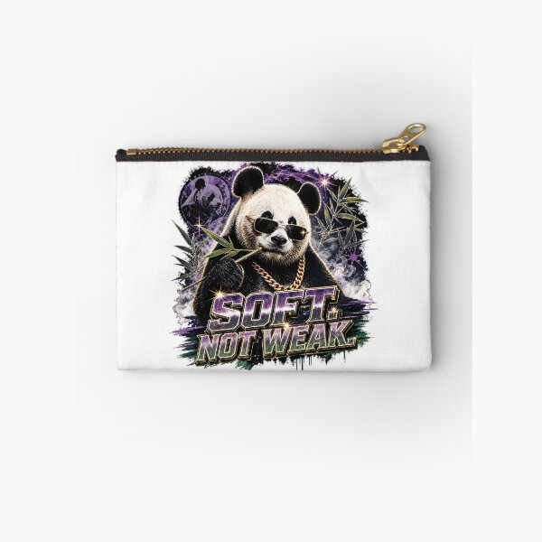 Item preview, Soft Not Weak Panda T-Shirt, Cool Panda Graphic Tee, Funny Panda Shirt, Streetwear Panda Tee, Bamboo Bear Gift, Y2K Fashion designed and sold by QuirkyCloud Designs.