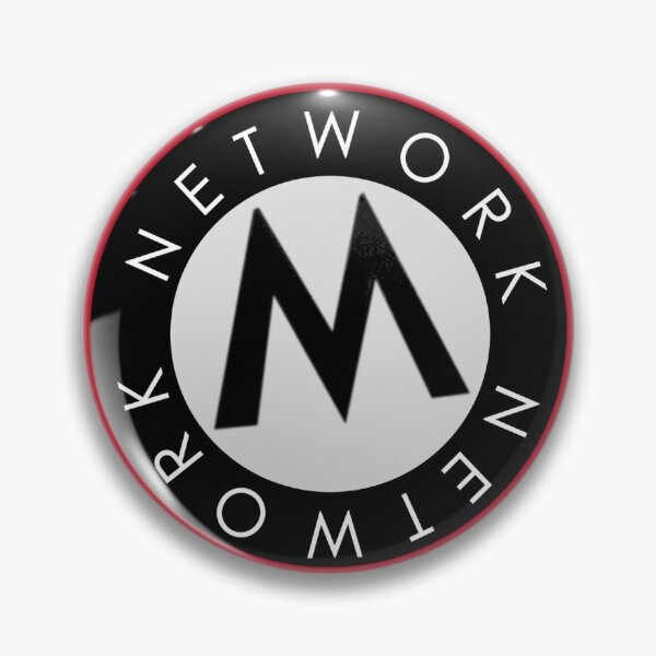 Item preview, Moon Network Logo (Red Glow) designed and sold by justice4tessa.