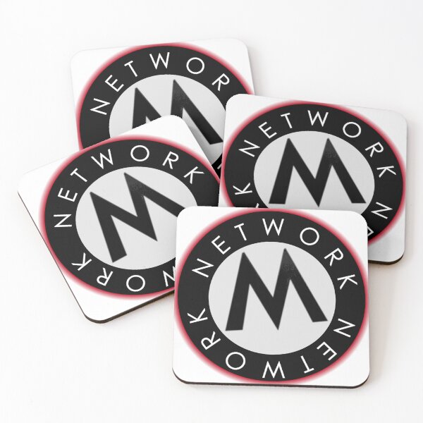Item preview, Moon Network Logo (Red Glow) designed and sold by justice4tessa.