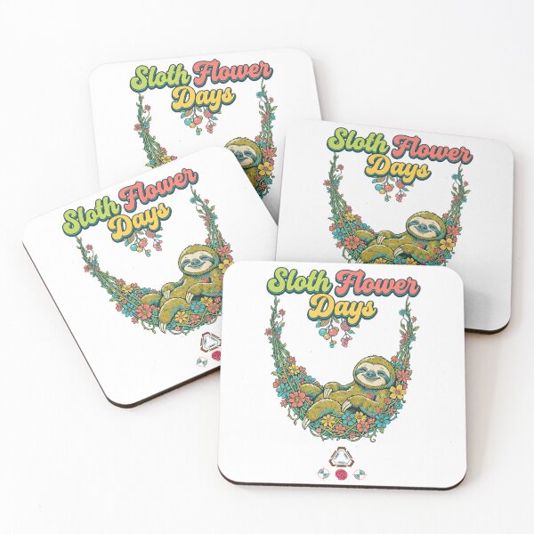 Item preview, Sloth Flower Days designed and sold by Whimsy Trail Co.