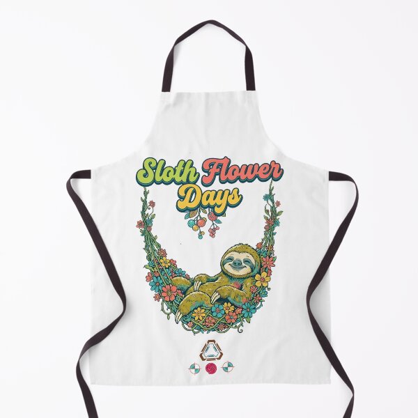 Item preview, Sloth Flower Days designed and sold by Whimsy Trail Co.
