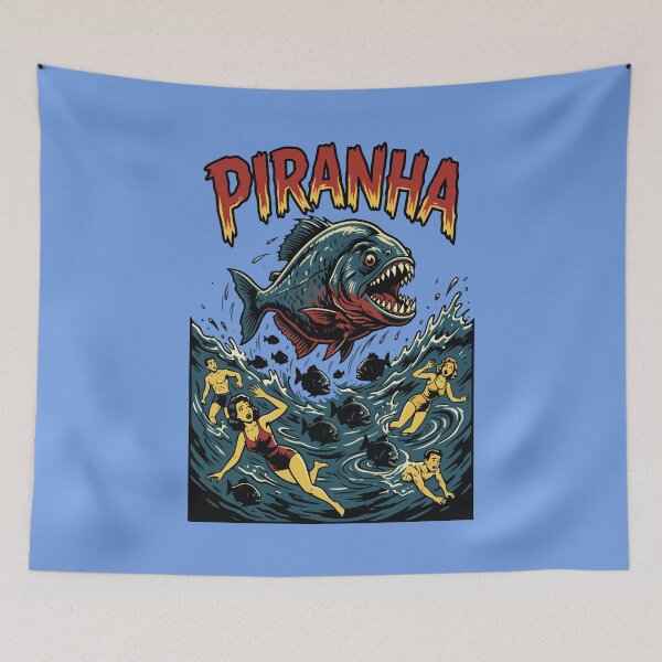 Item preview, Piranha 1978 designed and sold by tigrootiger.
