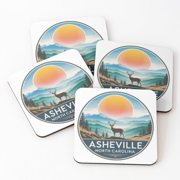 Item preview, Asheville North Carolina: Colorful Deer Mountain Sunset designed and sold by CircinusStore.