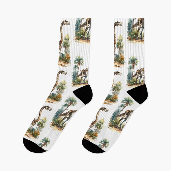 Item preview, Brachiosaurus skeleton in the primeval forest, dinosaur designed and sold by LiskoDesign.
