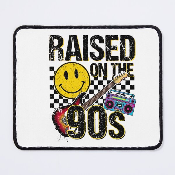 Item preview, Raised on the 90s | Retro Nostalgia Gifts for Old School Lovers designed and sold by BrokenLabel.