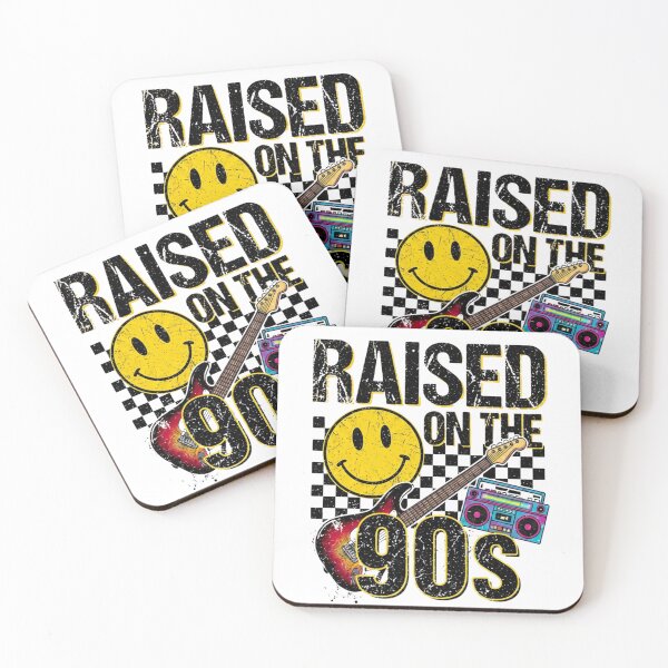Item preview, Raised on the 90s | Retro Nostalgia Gifts for Old School Lovers designed and sold by BrokenLabel.