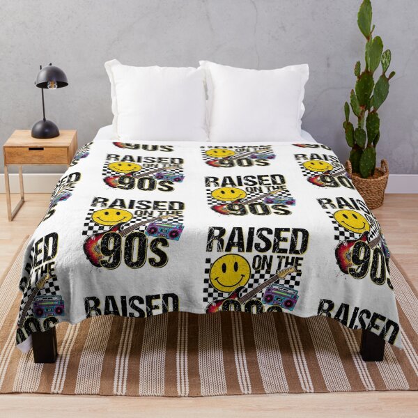 Item preview, Raised on the 90s | Retro Nostalgia Gifts for Old School Lovers designed and sold by BrokenLabel.