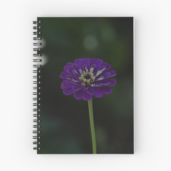 Item preview, Dark Purple Zinnia Vertical Portrait Wall Art designed and sold by TathataPhotos.