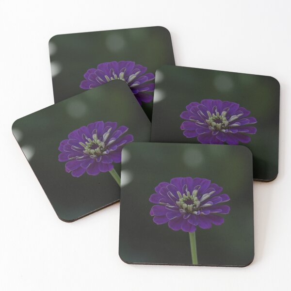 Item preview, Dark Purple Zinnia Vertical Portrait Wall Art designed and sold by TathataPhotos.
