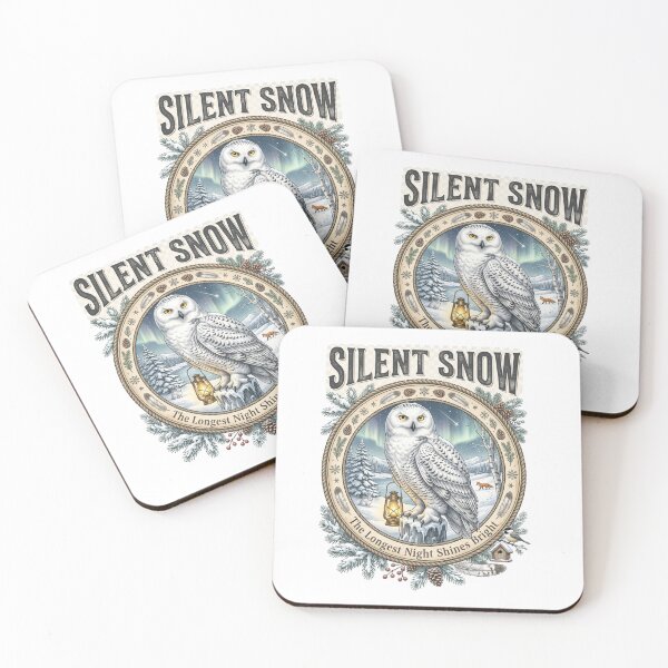 Item preview, Silent Snow Snowy Owl designed and sold by Roy & Tiffany.