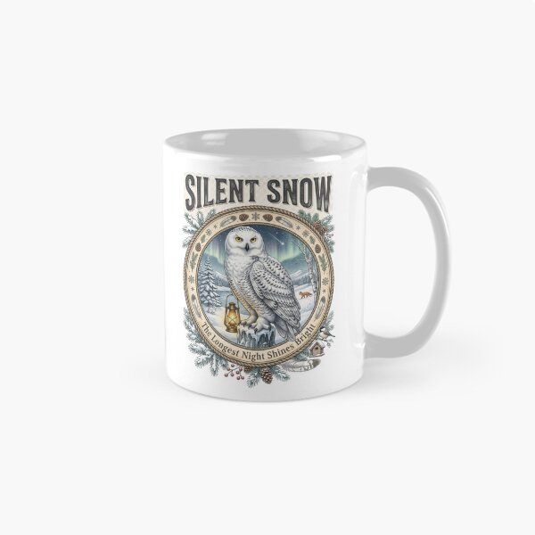 Item preview, Silent Snow Snowy Owl designed and sold by Roy & Tiffany.