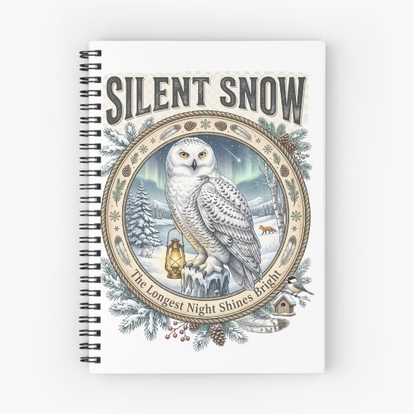 Item preview, Silent Snow Snowy Owl designed and sold by Roy & Tiffany.