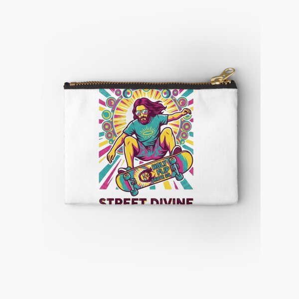Item preview, Jesus Skateboarding - Funny Christian Skateboarding Humor Sarcastic Jesus Skating Longboard designed and sold by Sloyar.