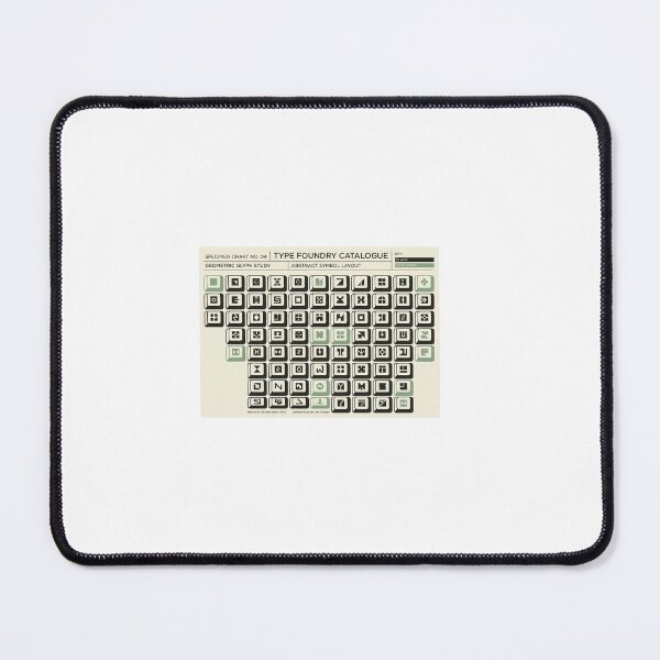 Item preview, Keycap Legend Font Specimen Poster - Typography Keyboard Art designed and sold by Node & Switch.