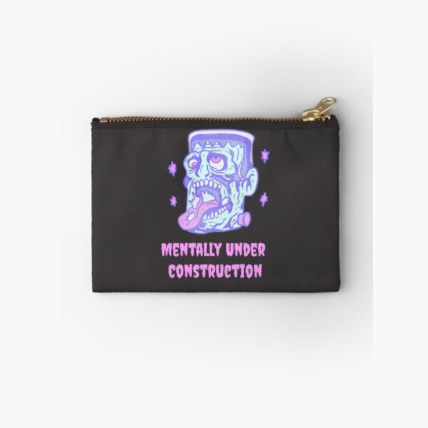 Item preview, Funny Frankenstein Mentally Under Construction Illustration designed and sold by beboplab.