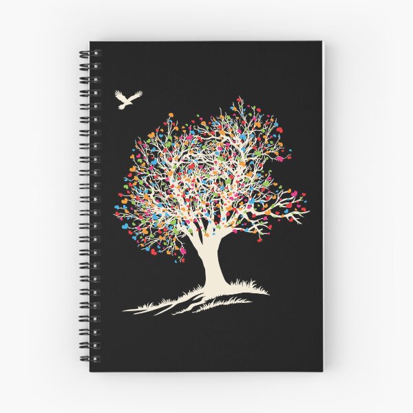 Item preview, Celestial Heart Tree - Vibrant Hawk Art for Dark Apparel designed and sold by ArthousePromos.