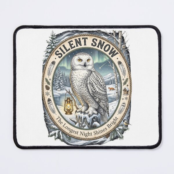 Item preview,  Silent Snow Snowy Owl designed and sold by Roy & Tiffany.