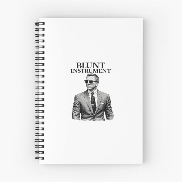 Item preview, BLUNT INSTRUMENT – VINTAGE SPY-INSPIRED BLACK AND WHITE GENTLEMAN DESIGN designed and sold by MMRE.