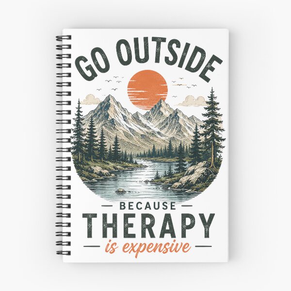 Item preview, Go outside, therapy is expensive designed and sold by thewandswant.