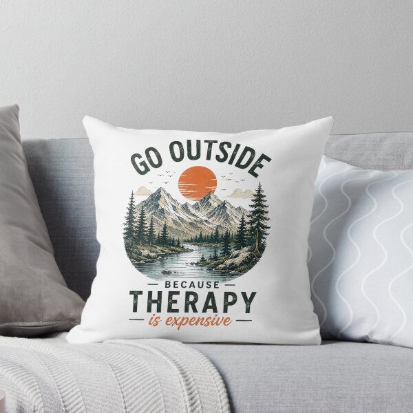 Item preview, Go outside, therapy is expensive designed and sold by thewandswant.