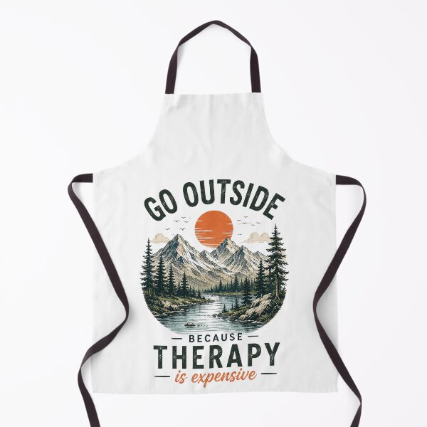 Item preview, Go outside, therapy is expensive designed and sold by thewandswant.