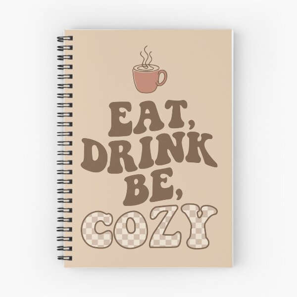 Item preview, Retro Groovy Eat Drink Be Cozy designed and sold by KnockingLouder.
