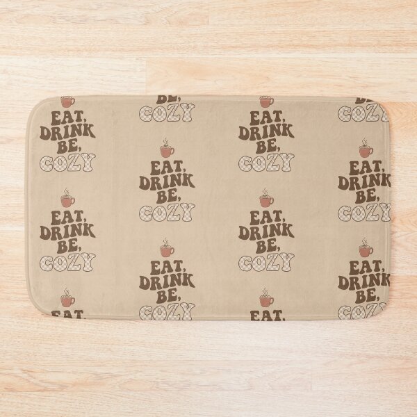Item preview, Retro Groovy Eat Drink Be Cozy designed and sold by KnockingLouder.