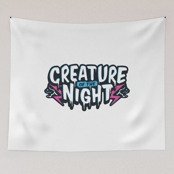 Item preview, Rocky Horror Creature Of The Night Graffiti Text designed and sold by All-And-Every.