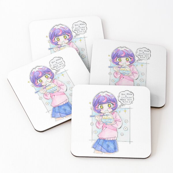 Item preview, JUNO OVERWATCH rice meme - Anime kawaii - watercolor art by Foxpuar designed and sold by Foxpuar.
