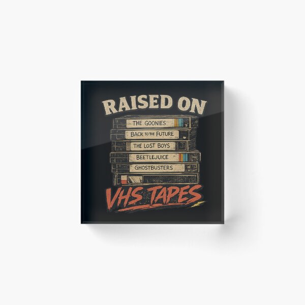 Item preview,  Raised on VHS Tapes | Retro Nostalgia Gifts for Old School Lovers designed and sold by BrokenLabel.