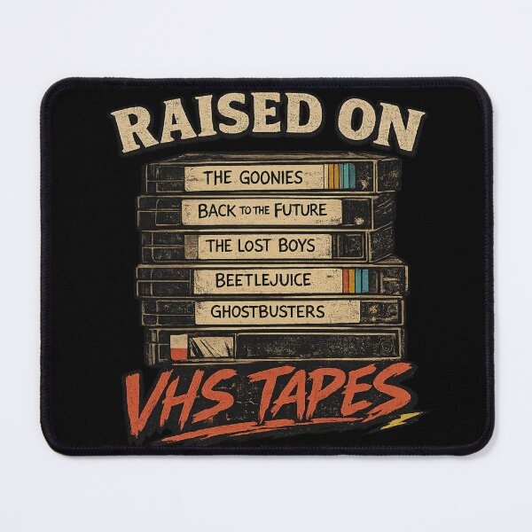 Item preview,  Raised on VHS Tapes | Retro Nostalgia Gifts for Old School Lovers designed and sold by BrokenLabel.
