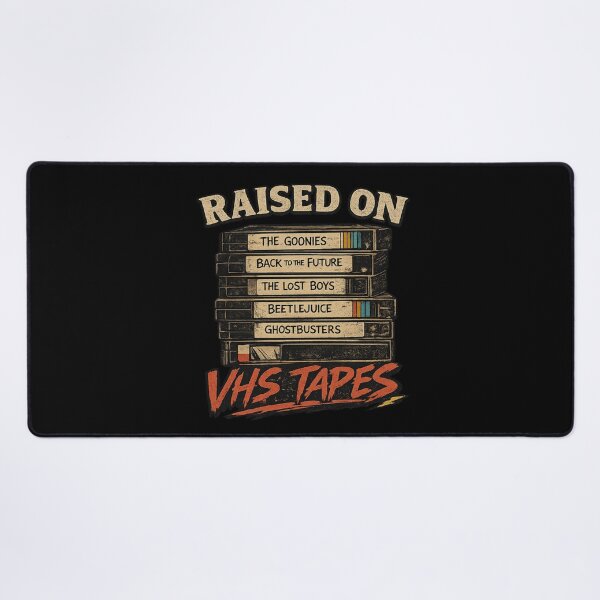 Item preview, Raised on VHS Tapes | Retro Nostalgia Gifts for Old School Lovers designed and sold by BrokenLabel.