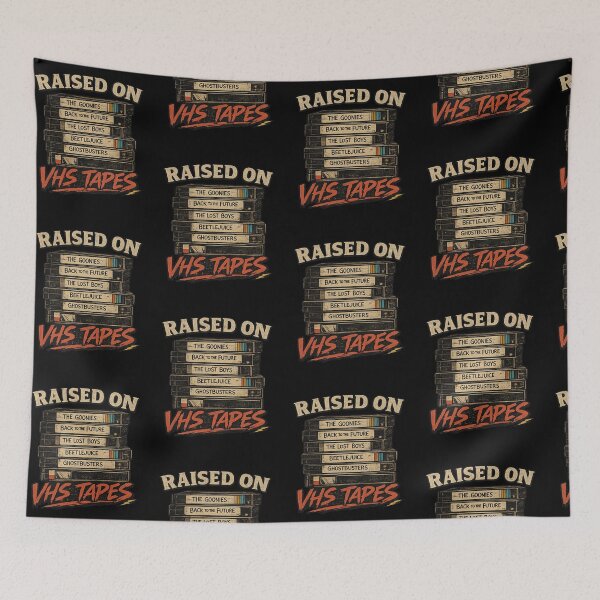 Item preview,  Raised on VHS Tapes | Retro Nostalgia Gifts for Old School Lovers designed and sold by BrokenLabel.